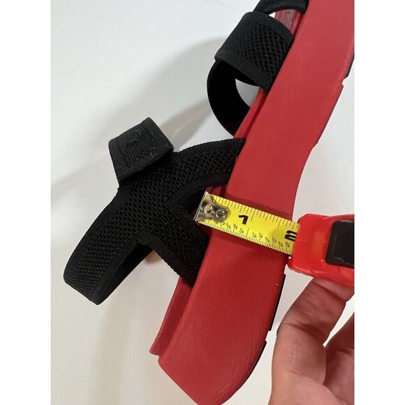 NWOT Vivaia Sport Sandals Kiara in Black Ruby Red outdoor comfy athleisure 10.5 - Picture 10 of 10